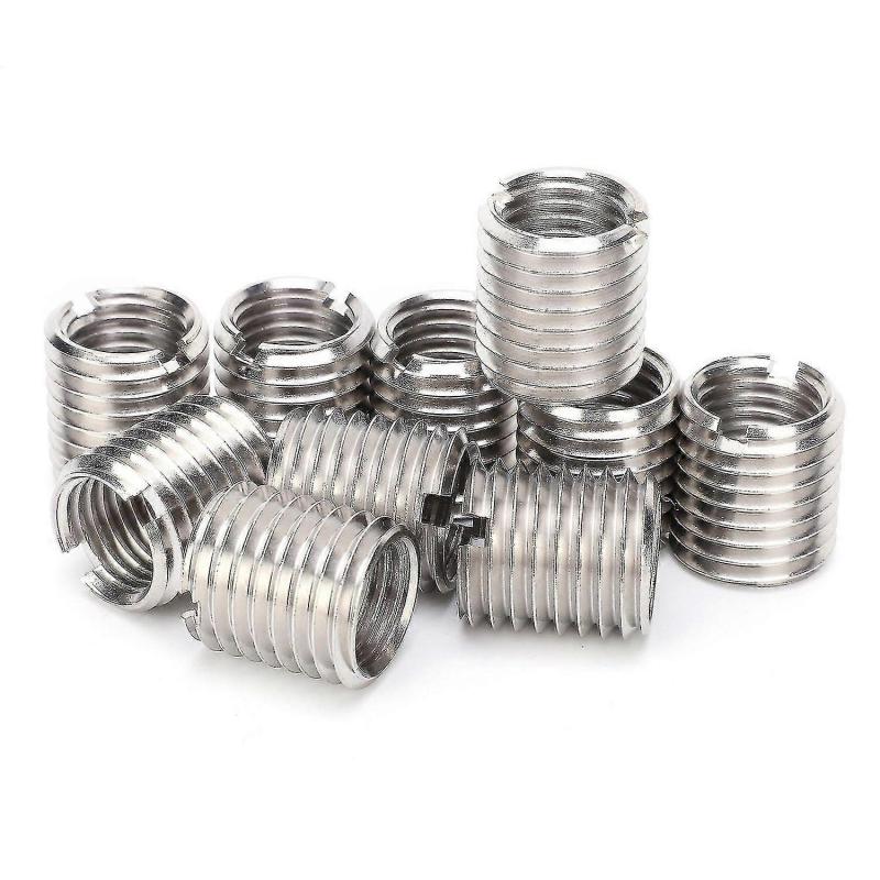 M16 Female and M20 Male Screw Thread Repair Sleeve Conversion Insert Nut (10pcs)