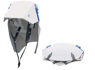 Tatamet Hoodie 3, zertifizierter feuerhemmender Katastrophenhelm mit Notfallpfeife, flammhemmend mit Abdeckung, kompakter Katastrophenschutz