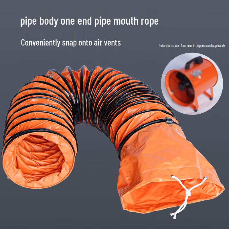 Flame Retardant PVC Flexible Ventilation Duct for Axial Fans