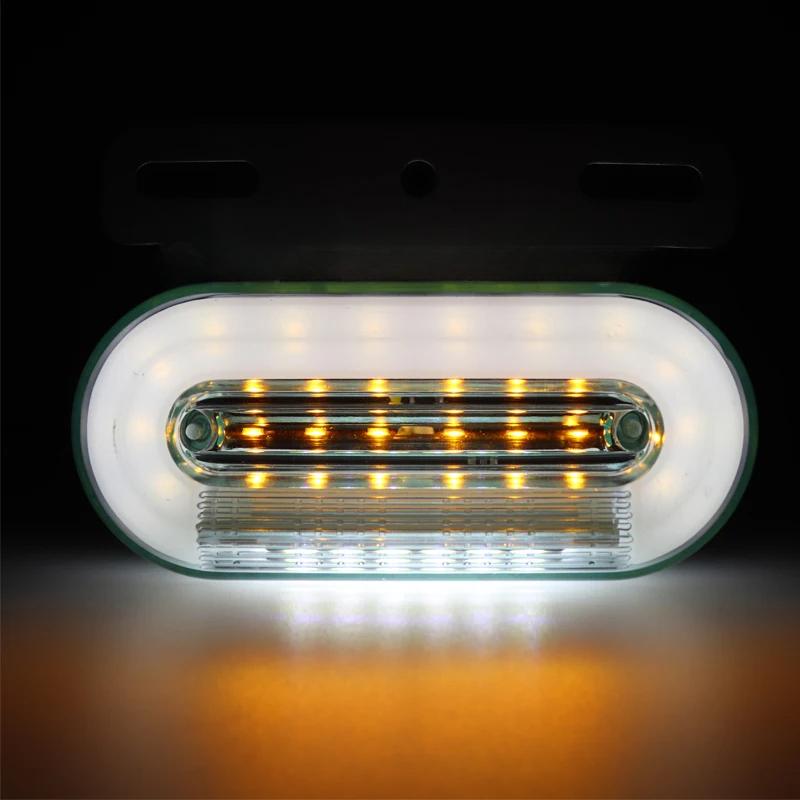 10 stk 12LED-sidemarkeringslys Signalindikatorlamper Advarsel Baklys 3 Modi Tilhenger Lastebil Lastebil Camping Led Car 12V/24V