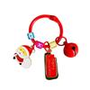 Christmas Tree Christmas Tag Pendant Xmas Deer Key Ring Creative Sants Claus Keychain  Kids
