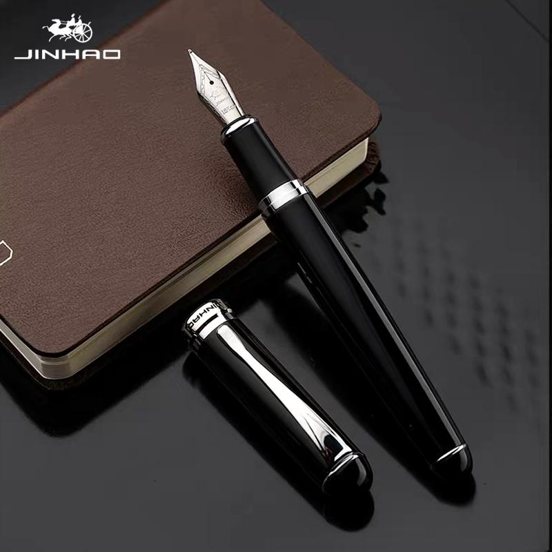 Jinhao X750 Luxury Fountain Pen Metal 0.5MM Medium Nib Calligraphy Writing Pens School Useful Office School Stationery Supplies