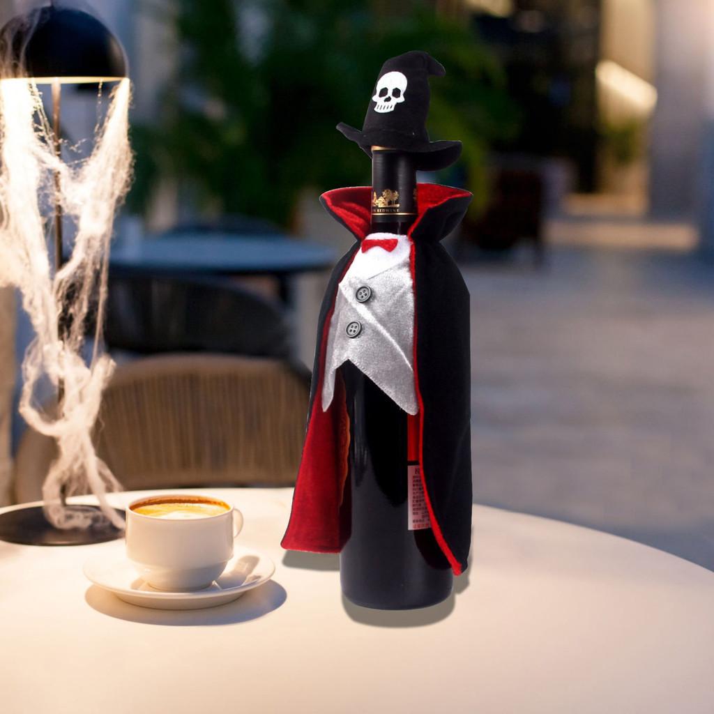 Vampire Halloween Cloak Wine Bottle Wrap Nonwoven Material Festives Gifting