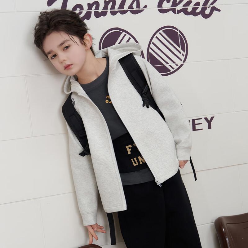 Mobao Eyes Boys' 2026 Spring Hooded Sport Jacket