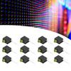 100Pcs 3mm LED Shade Diode Light Kit with Holder Side Single Hole Industrial AccessoriesYellow