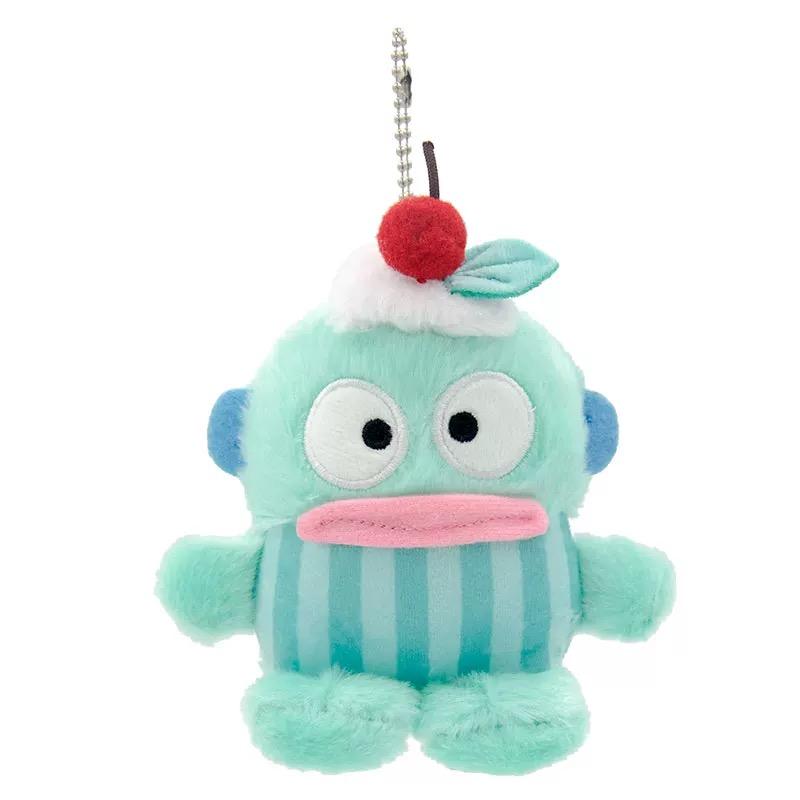 Hangyodon Kuromi Melody Pachacoo Cinnamoroll Stuffed Plush Toys Pendant Cute KT Keyring Anime Keychain Christmas Gift
