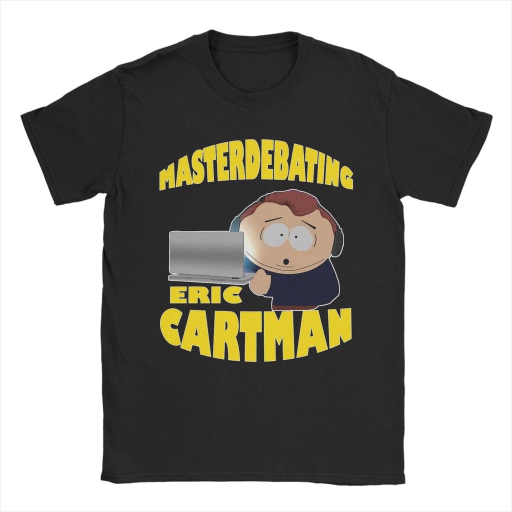 Funny Masterdebating CartUnisex SouthParks TShirt for Unisex Round Neck Pure Cotton T Shirts Short Sleeve Tee Shirt Clothes