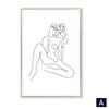 Abstrakte Frau Körper Eine Linie Zeichnung Leinwand Malerei Weibliche Figur Kunstdrucke Nordic Minimalistischen Poster Schlafzimmer Wand Kunst Dekor