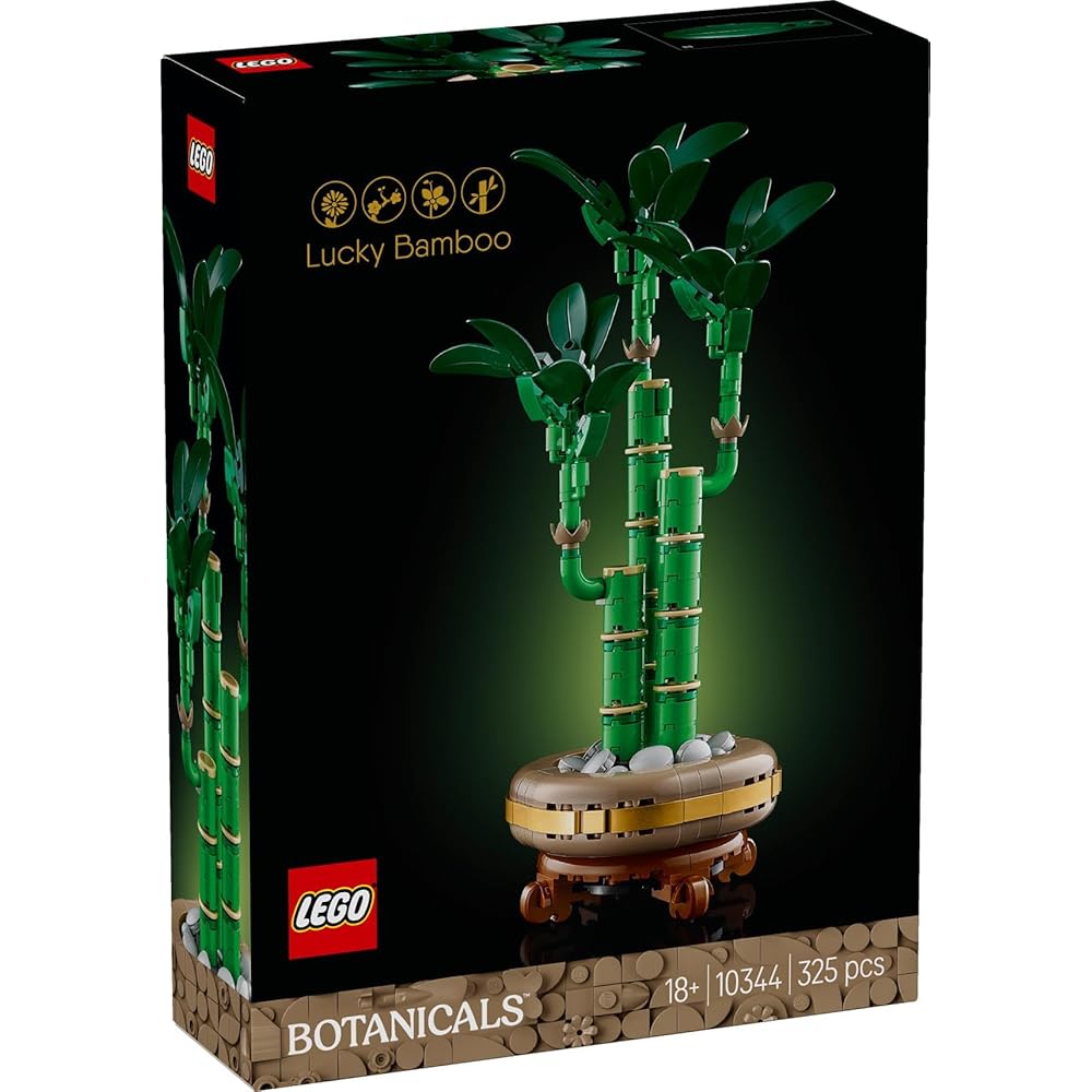 LEGO Botanical Lucky Bamboo Toy Building Blocks Decorative Fake Plant Home Decor Gift for Men and Women 10344
