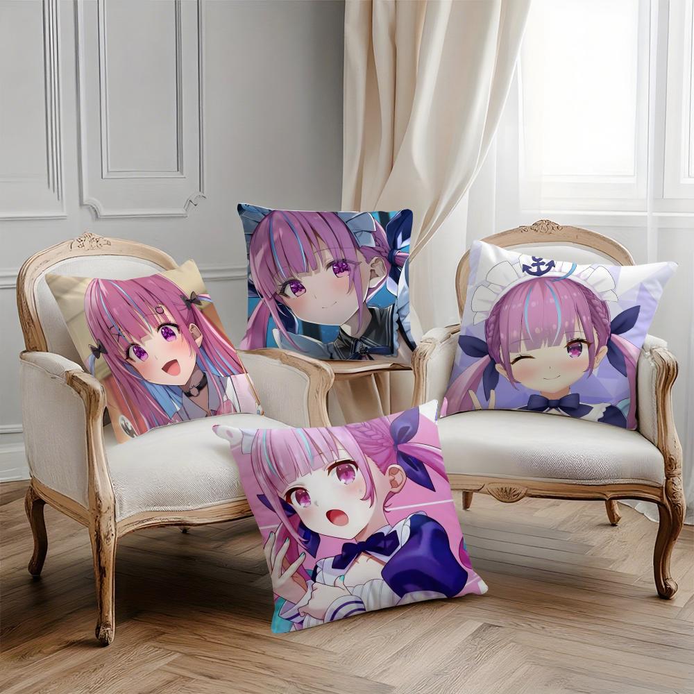 Virtual Idol Singer T-Tokino Sora Pillow Case Printing Pillowcase Living Room Sofa Cushion Cover Bedroom Room Decor