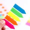 100 listů Arrow Shape Fluorescenční papír Samolepicí poznámkový blok Samolepící poznámkové bloky