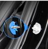 YNHCU1 4Pcs Tesla Emblem Car Door Lock Cover Case Protection Accessories For Tesla Model 3 Y S Cybertruck Juguete Roadster Coil Bonina