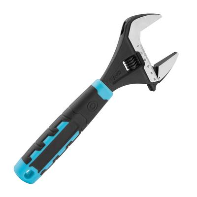 DURATECH Verstellbarer Großmaulschlüssel, Multifunktionsschlüssel, 250mm, Maximale Öffnung 50mm, Verstellbar, mit Skala und Gummimatte, für CR-V, Wa