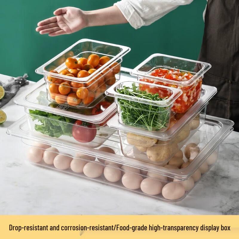Acrylic Transparent Food Display Pans