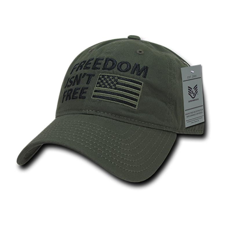 Lapideudomineonseu Freedom Isn'T Free Logo Cap (Olive)