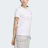 Adidas Graphic Embroidered Crew Neck T-Shirt Women Tops White JD5250