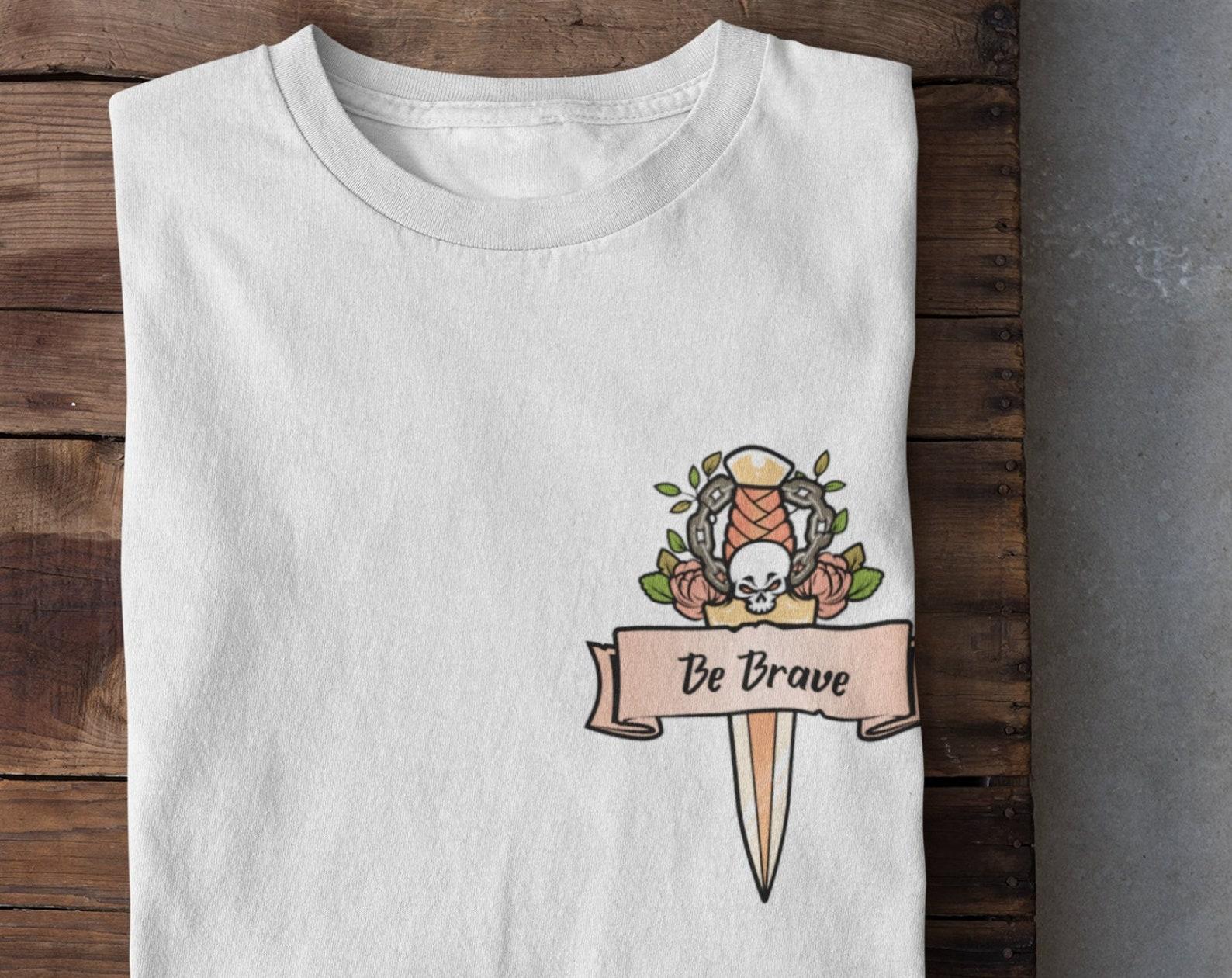 Old School Knife Tattoo T-Shirt: Traditional Inked Design L