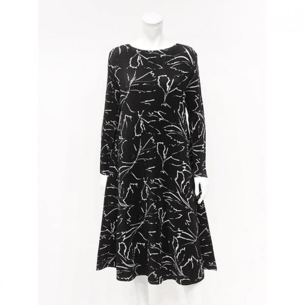 Specchio Long Sleeve Dress Boat Neck 452 544