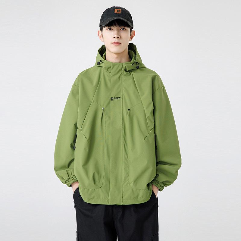 

Парная трехслойная куртка Мужская весенне-осенняя куртка Мужское тонкое пальто Женский водонепроницаемый ветрозащитный плащ для улицы 3XL