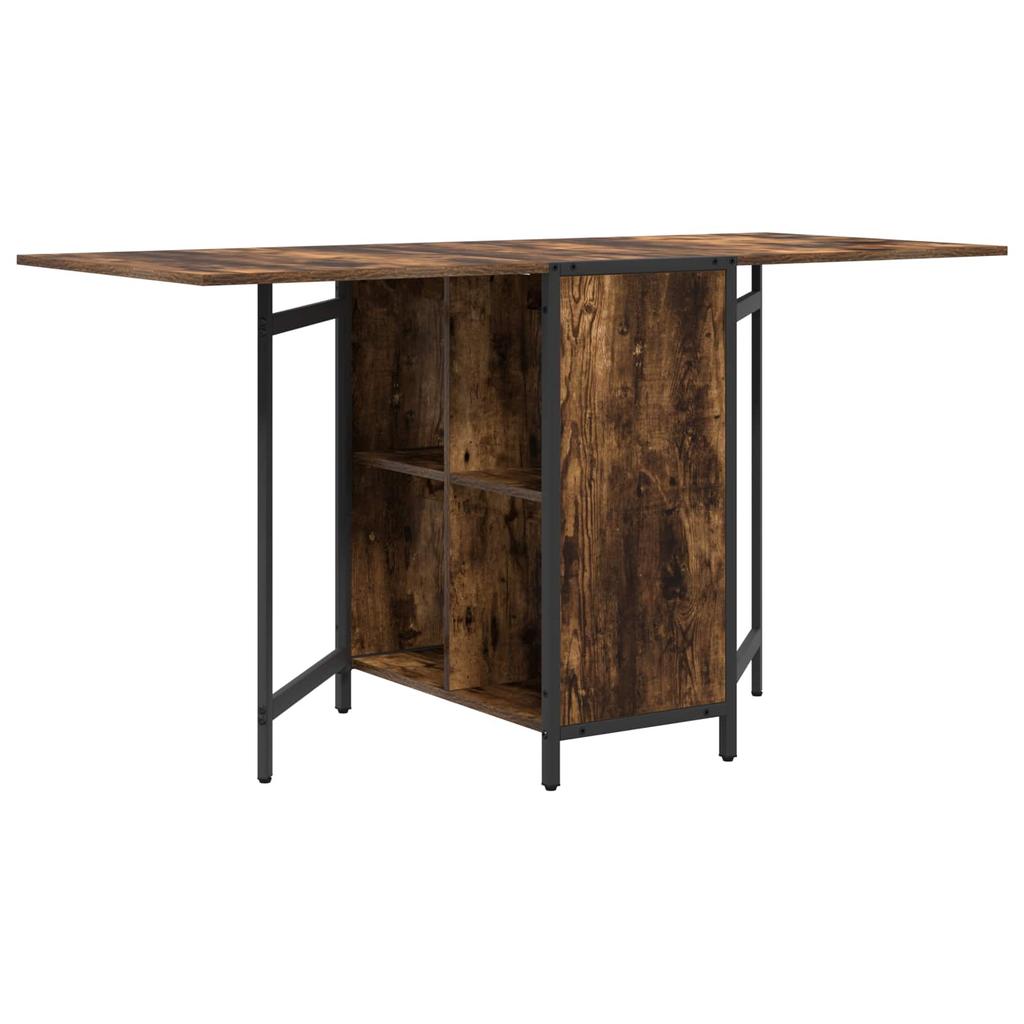 Dining Table 144 x 60 x 75 cm Particleboard Smoked Oak Finish