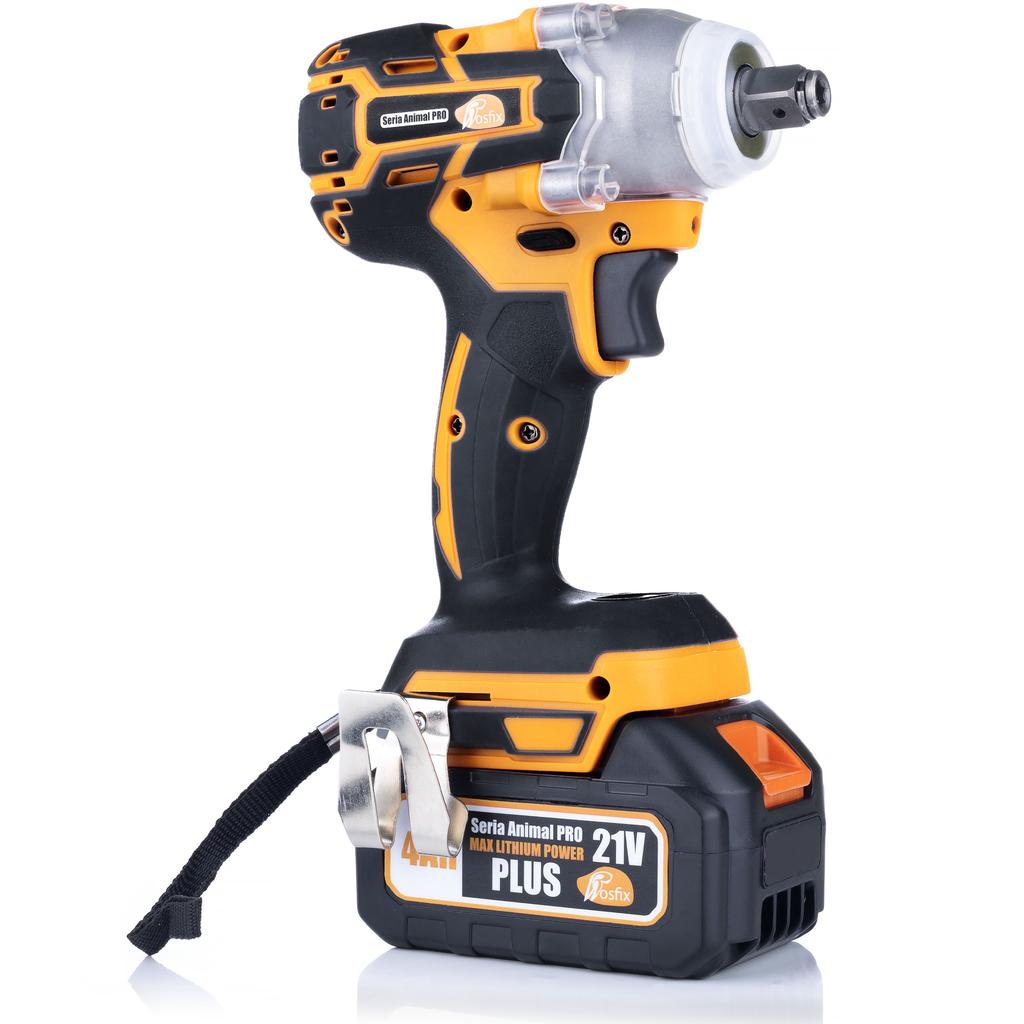 Rosfix Akumulatorowy Klucz Udarowy Orange Doberman 21V OD21V – Moment Obrotowy 350 Nm | 2x Akumulator 4Ah Max Lithium Power | Ergonomiczny Design