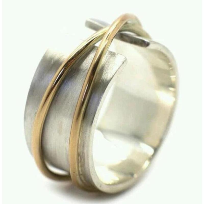 

New hot-selling women s rings, retro exaggerated and simple personalized women s holiday accessories 10