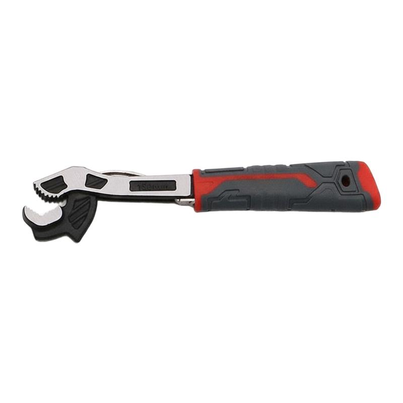 Multi Functional Self Locking Adjustable Wrench with Six Position Adjustment and Comfortable Handle for Professionals