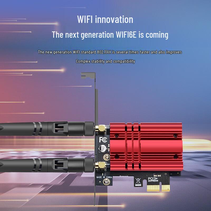 EB-LINK AX210 PRO PCI-E WiFi 6E Bluetooth 5.2 Placă de Rețea