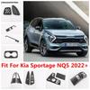 Gear Shift Panel / Window Lift / Handle Bowl / Dashboard Strip Cover Trim For Kia Sportage NQ5 -2025 Wood Grain Accessories