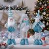 Intrekbare Pluche Gebreide Kerstpoppen: Kerstman, Sneeuwman, Rendier Stijl