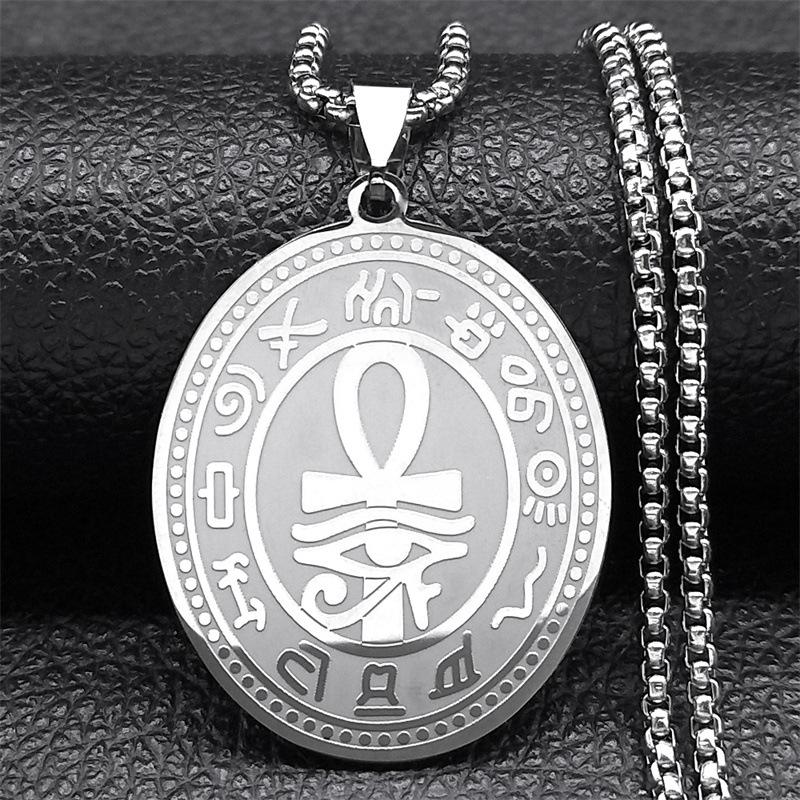 New Necklace Cross Stainless Steel Necklace Pendant Accessory