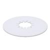 Trailer Fifth Wheel Plate ABS 10 Inch Fifth Wheel Hitch Lube Plate for RV Campers Truck