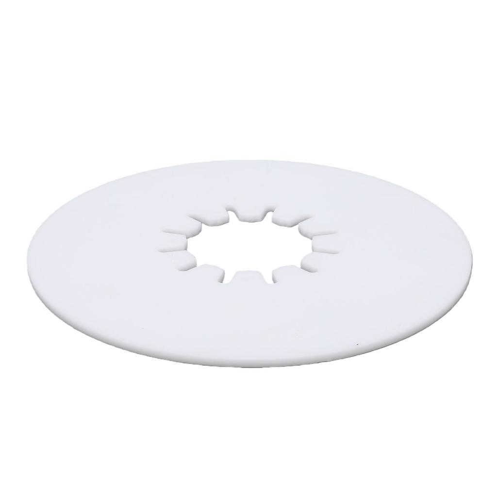 Trailer Fifth Wheel Plate ABS 10 Inch Fifth Wheel Hitch Lube Plate for RV Campers Truck
