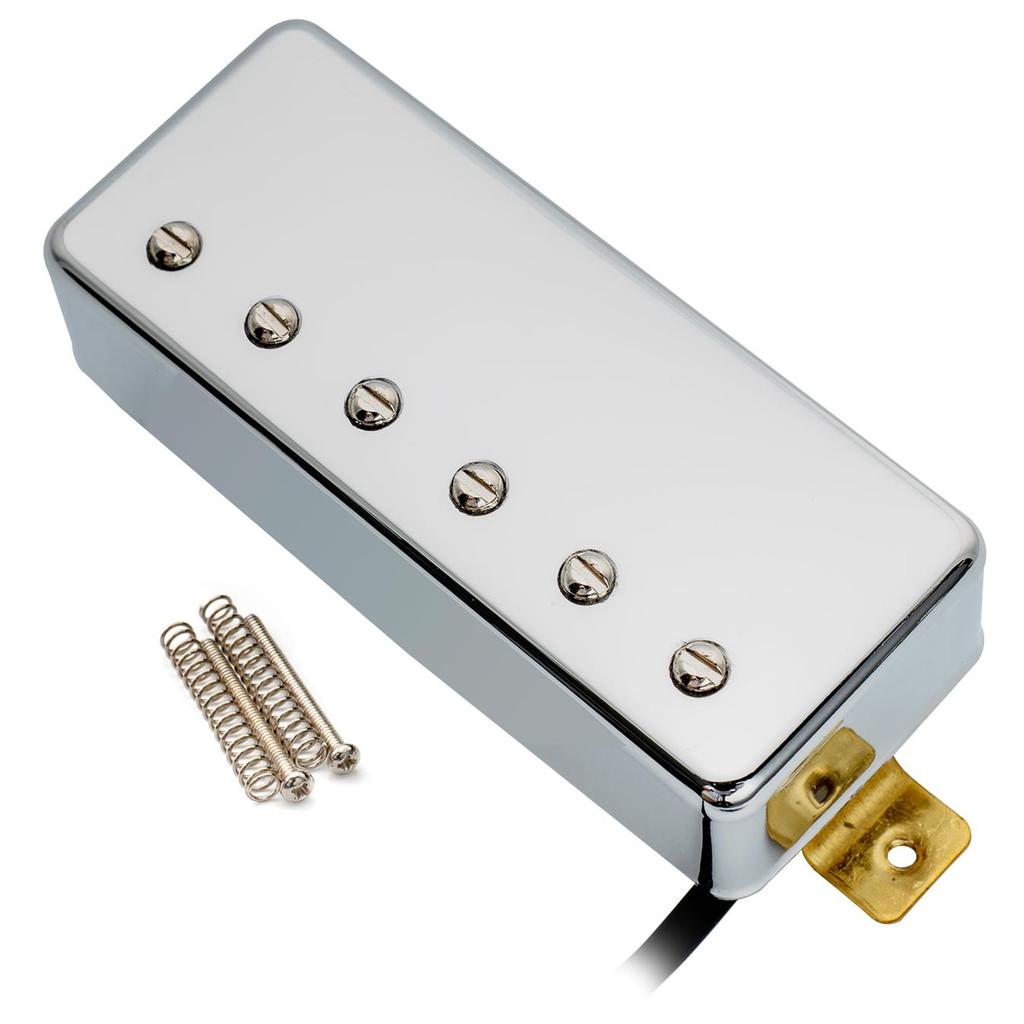 Artec MLA97 Alnico 5 Mini Humbucker Pickup Bridge Pickup for Electric Chrome Guitar,