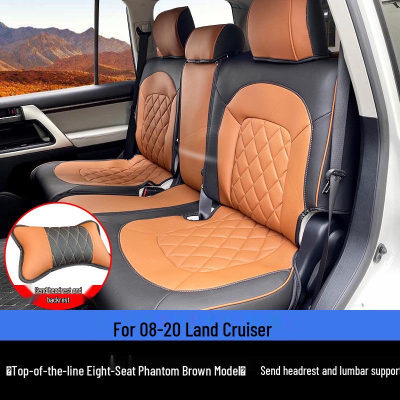 08-20 Land Cruiser Seat Covers: All-Season Full Coverage Interior Upgrade