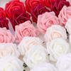 30/10PCS Artificial Foam Rose Flower Heads Bride Bouquet Flower for Home Wedding Party Table Decoration DIY Scrapbook Supplies