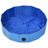 Faltbarer Hundepool Blau 80 x 20 cm PVC