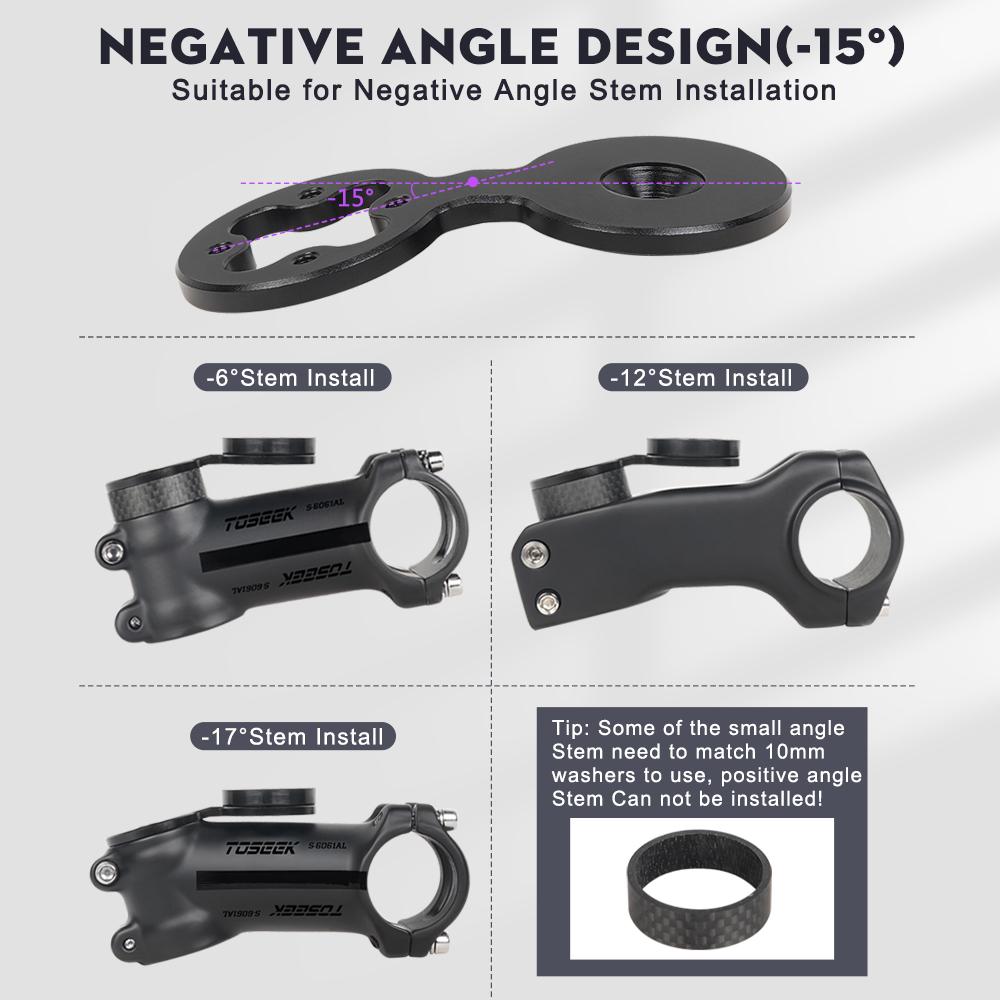 Bike Computer Holder Stopwatch Mount Bracket Stem Top Cap Suitable Garmin Edge / Bryton Rider / CatEye Bicycles Stopwatch Stand2