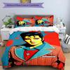 Elvis 3pcs Bedding Set Duvet Cover Closure Includes 1 Duvet Cover & 2 Pillowcases for All Seasons Bedroom Home Dorm Decor