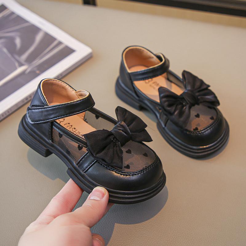 Sommer Modisch Süß Runde Zehen Atmungsaktiv Schleife Sandalen Bequem Einfarbige Lässige Mädchen Leichte Laufschuhe