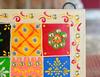 Indian Folk Art Mirror Work Wood Wall Panel: Hand-Painted Ethnic Decor