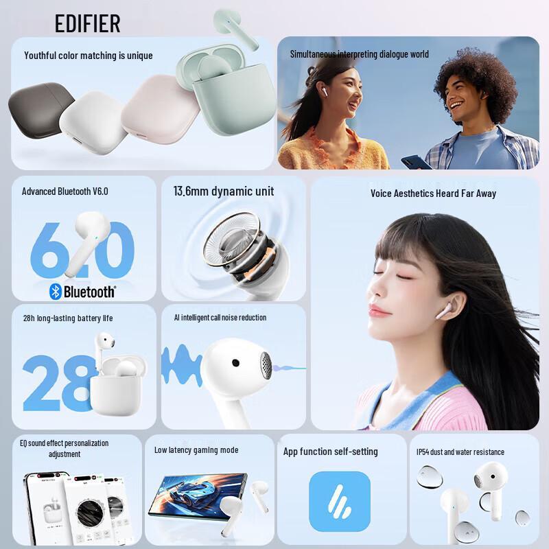Edifier X1 Evo True Wireless Bluetooth Earbuds
