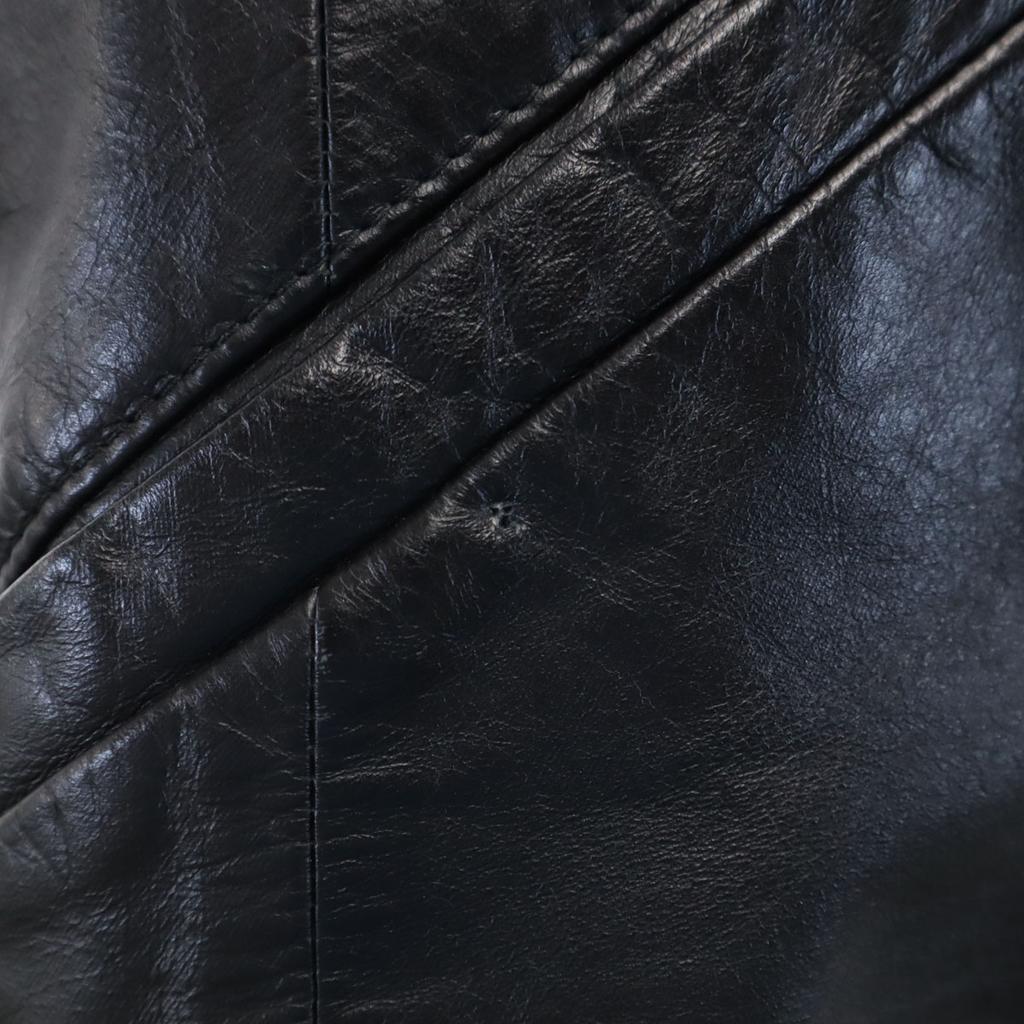 Paul Smith JEANS Leather Jacket M Black Men's Used