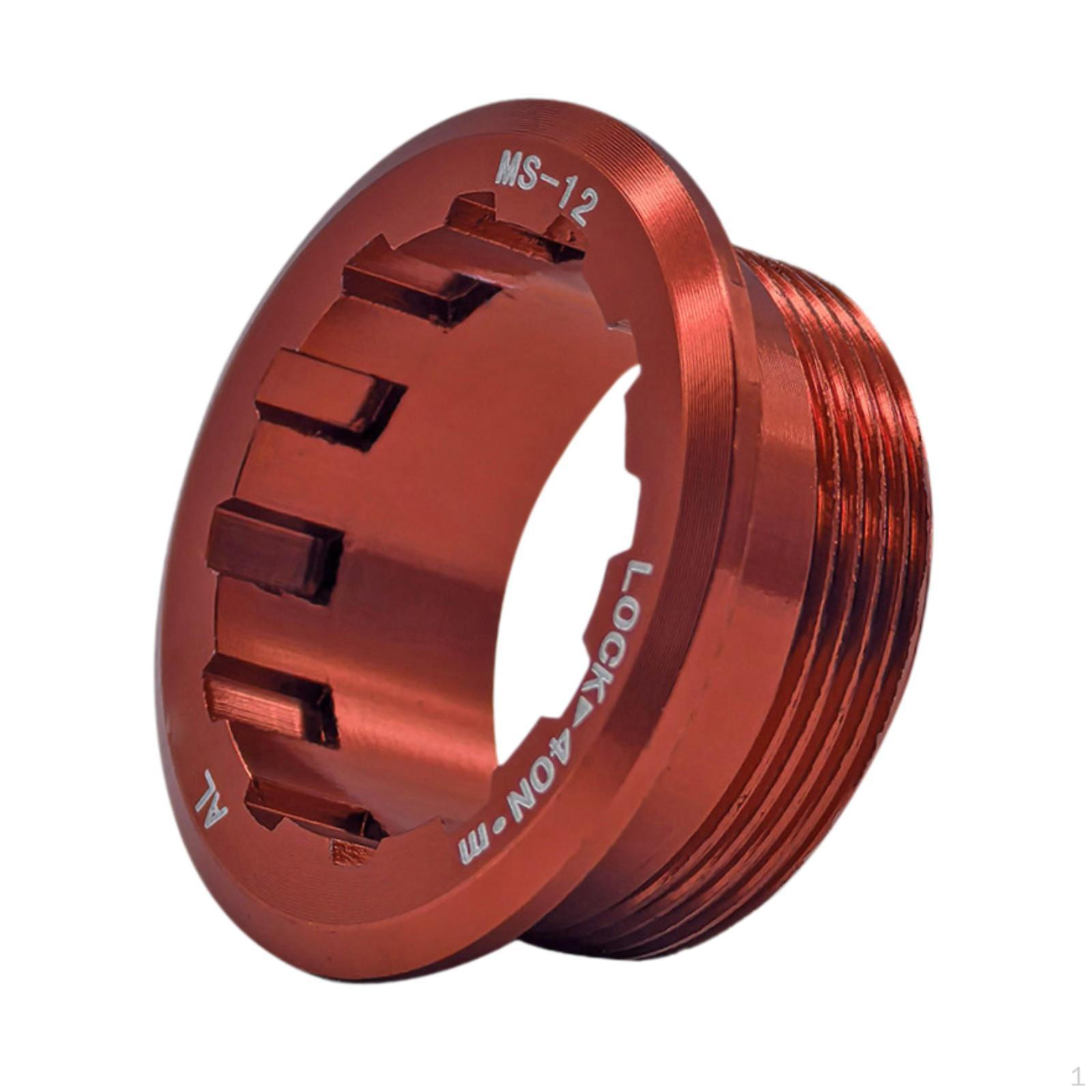 

Крышка маховика велосипеда кассета из алюминиевого сплава прочная высокопрочная кастовая запорная муфта красный