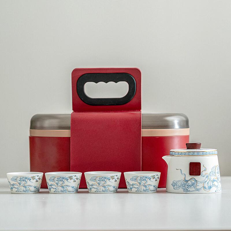 Potala Palace Auspicious Deer Tea Set