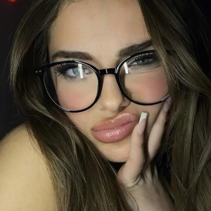 Transparent Computer Glasses Frame Women Men Anti Blue Light Polygon Square Eyewear Blocking Glasses Optical Spectacle Eyeglass