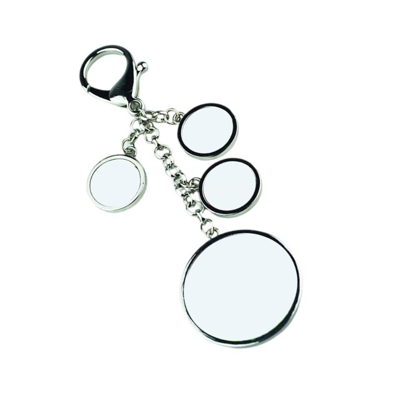 Metal Keyring with Heat Transfer Printing Sublimation Blank Keychain Jewelry Keychains Accessories for Graduates
