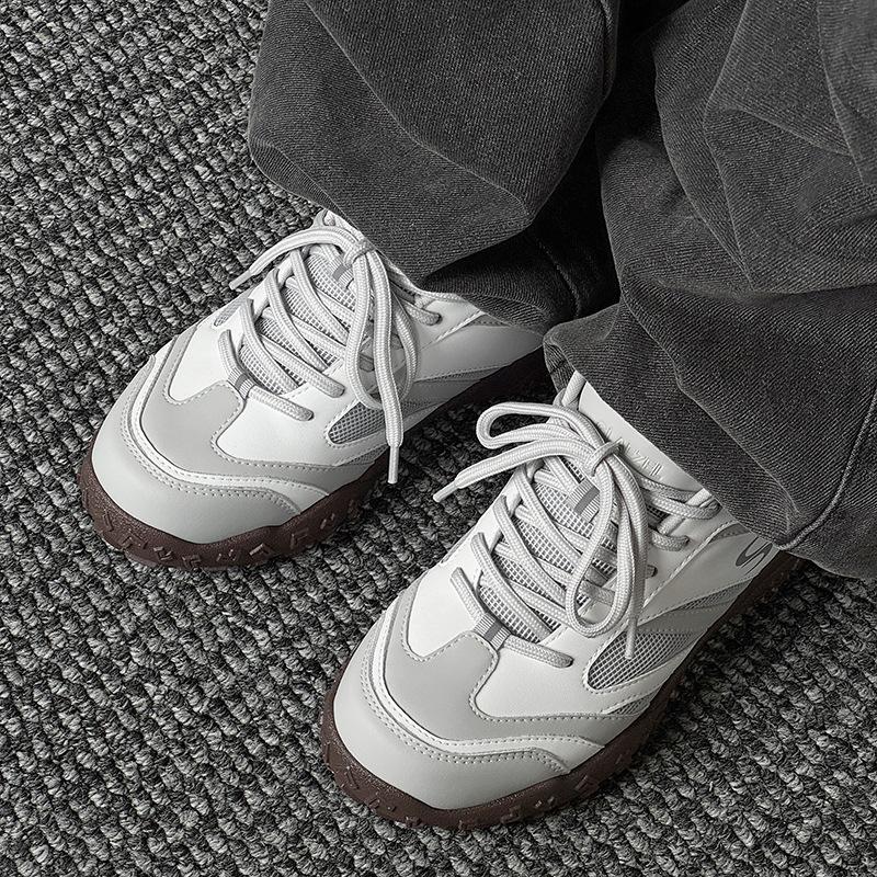 Niche invisible inner heightening shoes breathable German training shoes outdoor couple casual sports shoes bread shoes