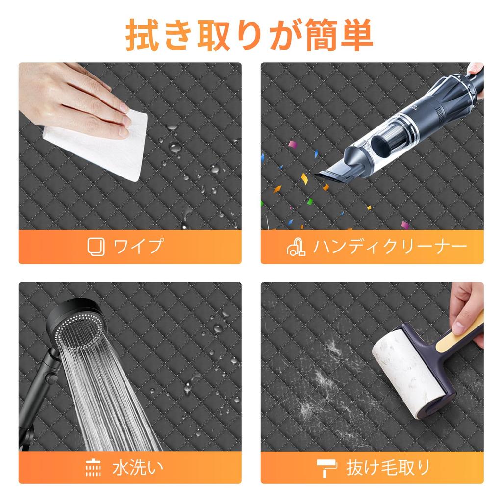 Hardboard Layers Seat Pet Car Seat Cover for Rear Pet Car Box with Visible Mesh Dog Car Seat Rear Compatible with Safety Storage Easy Foldable Fits