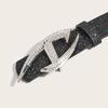 Elegant Rhinestones Studded Women Waist Belt Wide Band For Evening Parties And Casual Outings With Unique Buckles Design